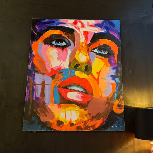 Painted Wall Art - Multi Coloured