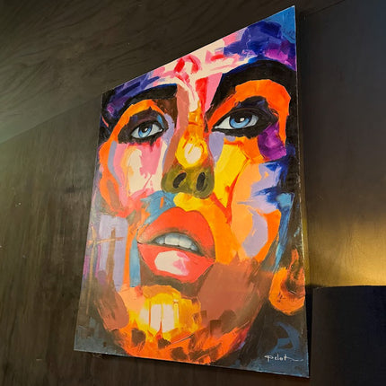 Painted Wall Art - Multi Coloured