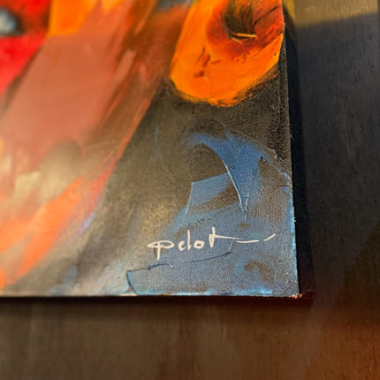 Painted Wall Art - Multi Coloured