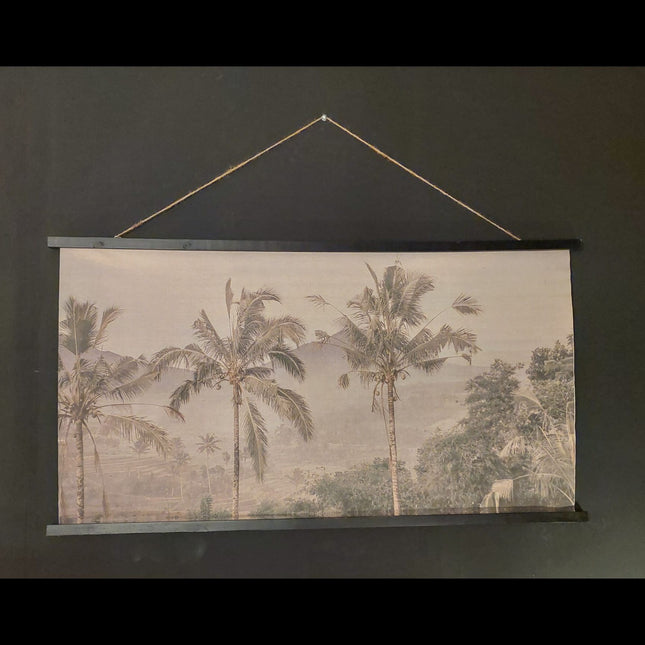 Hanging Canvas - Palm Trees