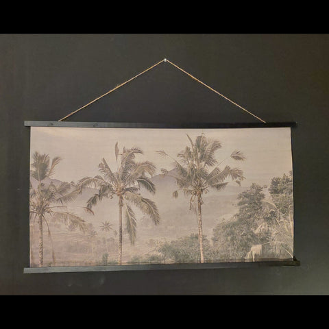 Palm Trees Hanging Canvas (120 x 2 x 65cm)
