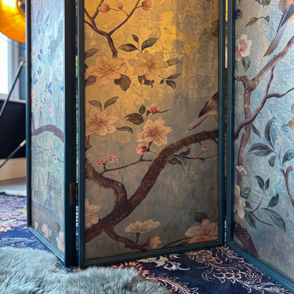 Palm Oasis Folding Screen