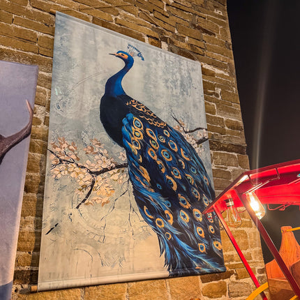Peacock Canvas Wall Art