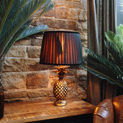 Pineapple Gold Table Lamp - Clearance