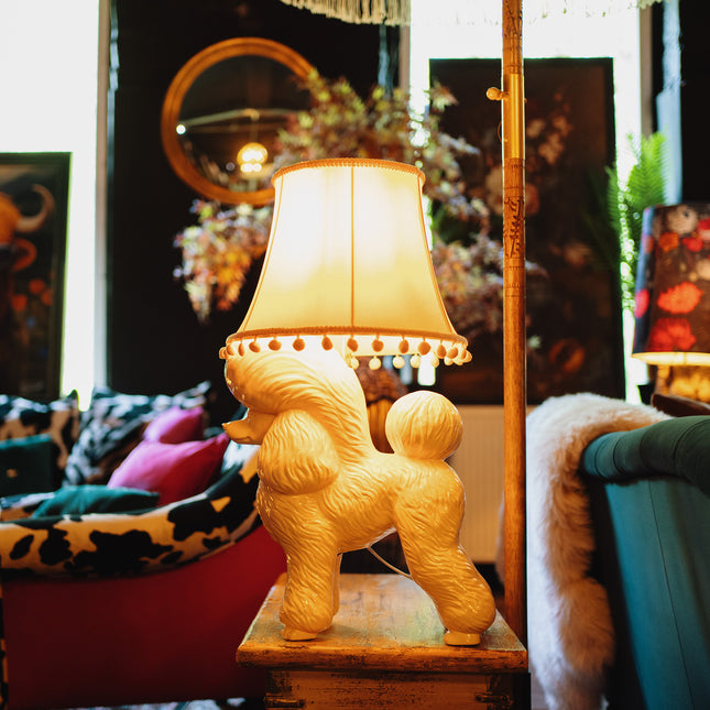 Pink Poodle Table Lamp