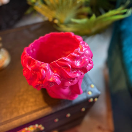 Pink Classical Greek Head Planter