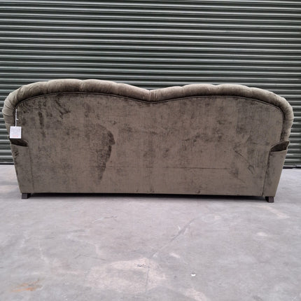Pudding 4 Seater Sofa in Dion Olive Velvet - Ex Display