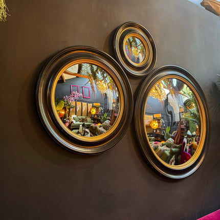 Pulse Round Bevelled Wall Mirror