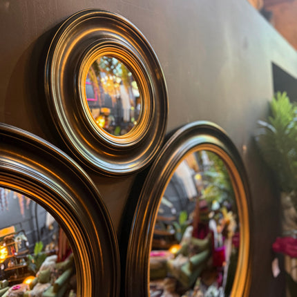 Pulse Round Bevelled Wall Mirror