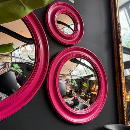 Pulse Round Bevelled Wall Mirror