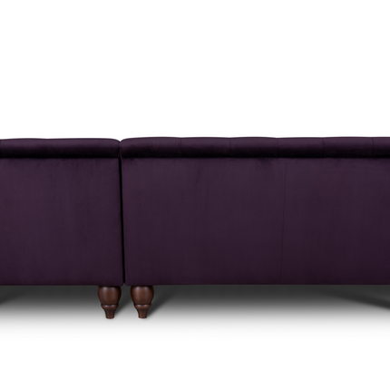 Oskar Italia Chesterfield in Plush Velvet