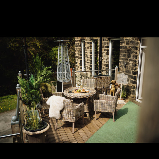 Rattan Outdoor Garden Dining Table