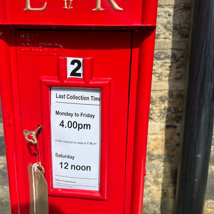 Red Royal Mail Postbox Replica - Cast Iron