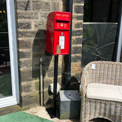 Red Royal Mail Postbox Replica - Cast Iron