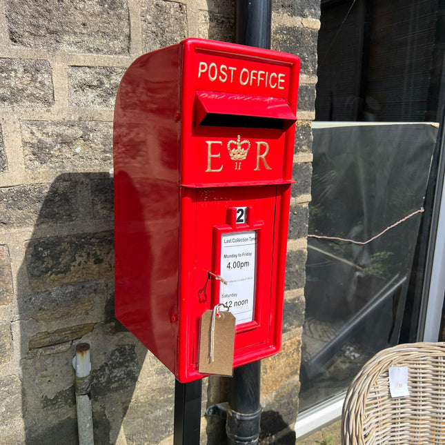 Red Royal Mail Postbox Replica - Cast Iron