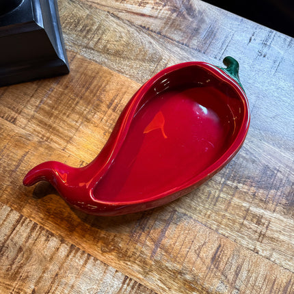 Red Chilli Pepper Serving Dish