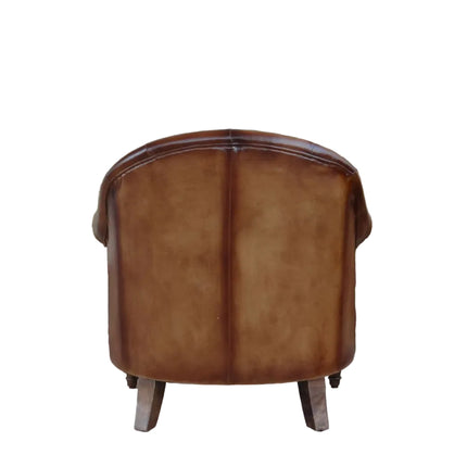 Regent Chesterfield in Hand Antiqued Buffalo Leather - (Various Sizes) - New