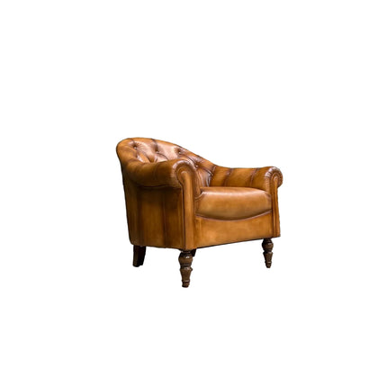 Regent Chesterfield in Hand Antiqued Buffalo Leather - (Various Sizes) - Factory Seconds