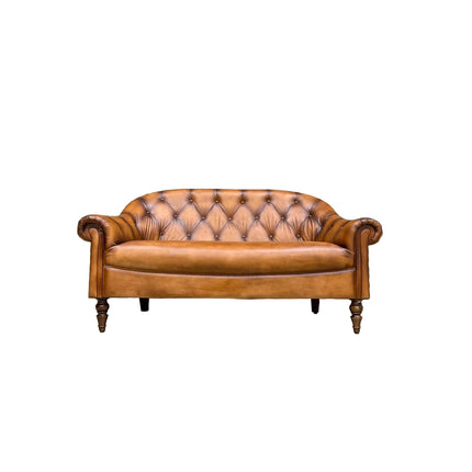 Regent Chesterfield in Hand Antiqued Buffalo Leather - (Various Sizes) - Factory Seconds