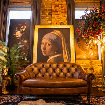 Regent Chesterfield in Hand Antiqued Buffalo Leather - (Various Sizes) - New