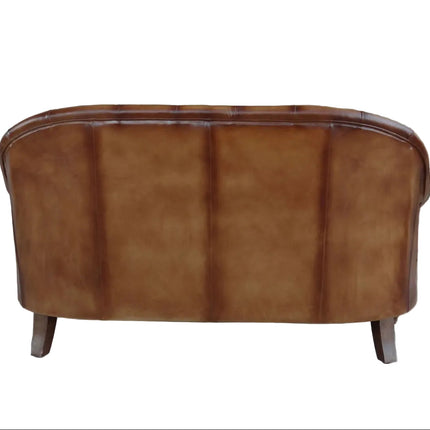 Regent Chesterfield in Hand Antiqued Buffalo Leather - (Various Sizes) - New