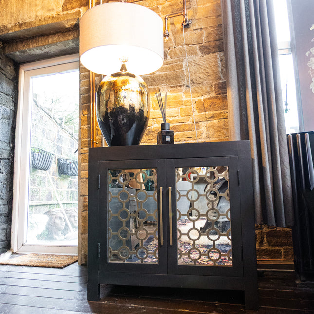 Regent Noir 2 Door Wooden Sideboard