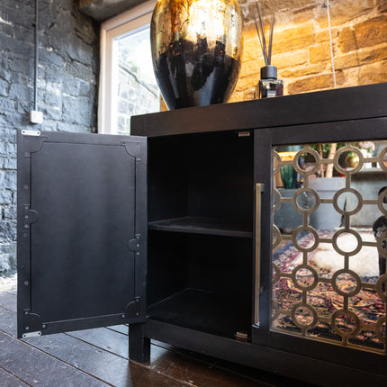 Regent Noir 2 Door Wooden Sideboard