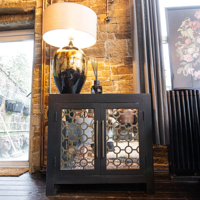 Regent Noir 2 Door Wooden Sideboard