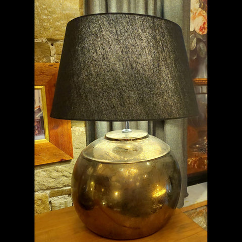 Regola Bronze Metallic Ceramic Table Lamp (35 x 35 x 40cm)