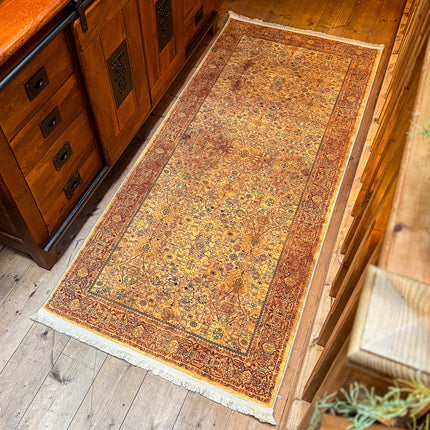 Rug Distressed Yellow - Various Sizes Clearance