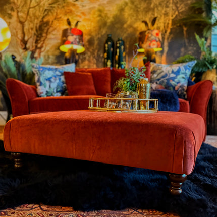 Hartington Footstools in Richmond Velvet