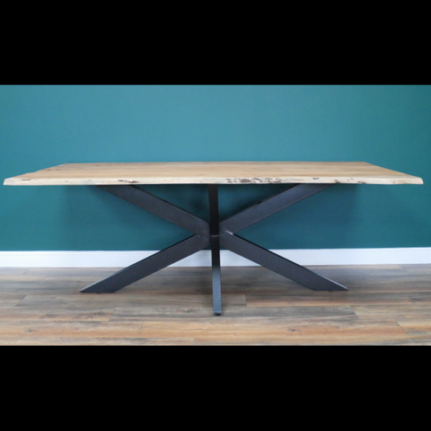 Living Edge Dining Table Acacia Wood (210 x 98 x 78cm) Last Chance