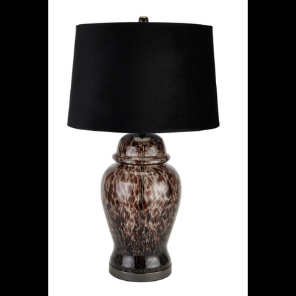 Black Dapple Acanthus Lamp