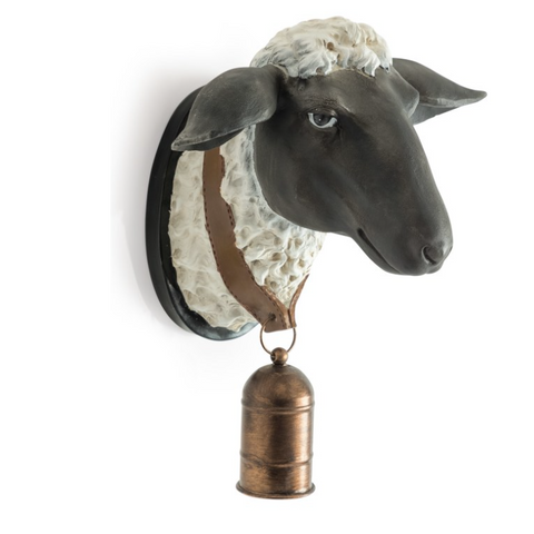 Large Sheep with Bell Wall Head