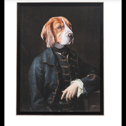 Printed Art - Dog in Jacket