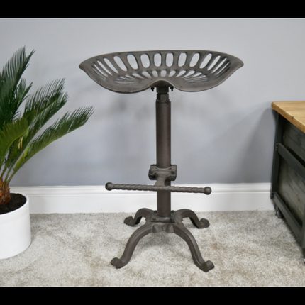 Tractor Seat Stool - Adjustable