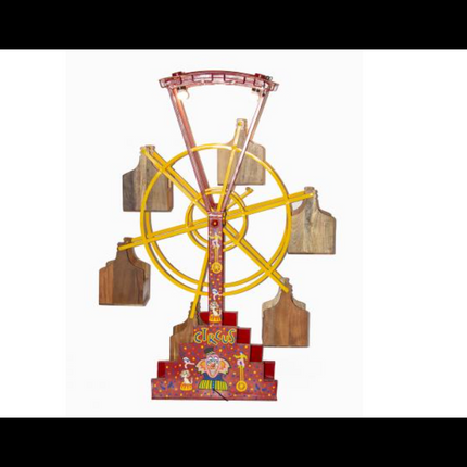 Industrial Style Ferris Wheel Wine Bottle Holder