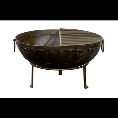 Kadhai Firepit Out Door BBQ Pot with Stand