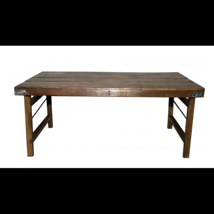 Vintage Folding Wooden Table