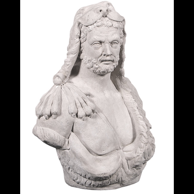 Hercules Bust - Roman Stone (65 x 41 x 81.5cm)