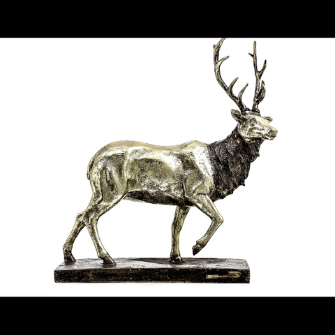 Large Gold Stag Ornament