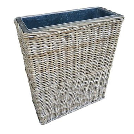 Tall Rattan Outdoor Garden Planter