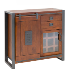 Fusion Industrial Bar Cabinet - Clearance