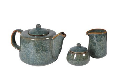 Obsidian Porcelain Tea Set