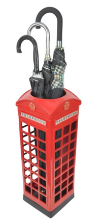 Red Telephone Box Umbrella Stand