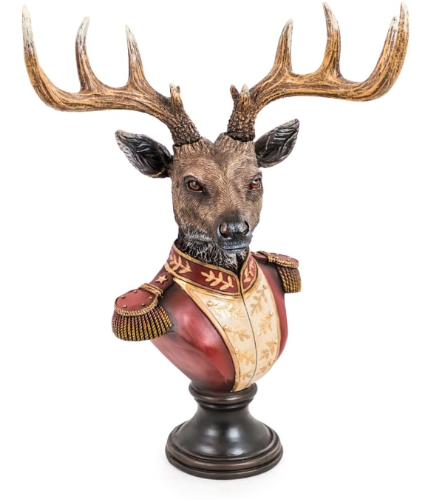 Square Base Medium Gentry Stag Bust