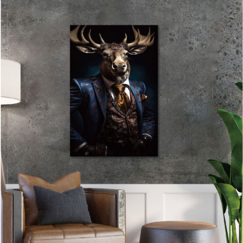 Large Stag Wall Art