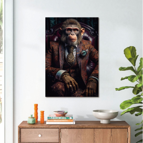 Large Monkey Wall Art