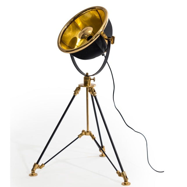 Black Large Tripod Table Lamp