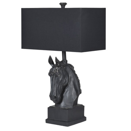 Stallion Horse Table Lamp with Shade